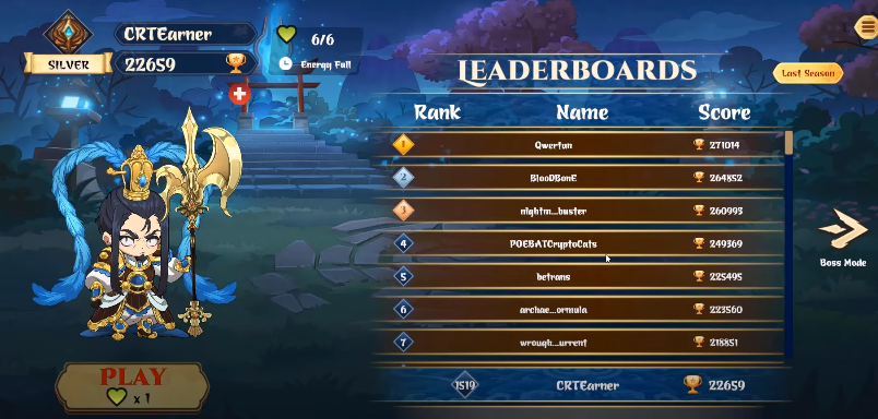 Chibi Clash Leaderboard